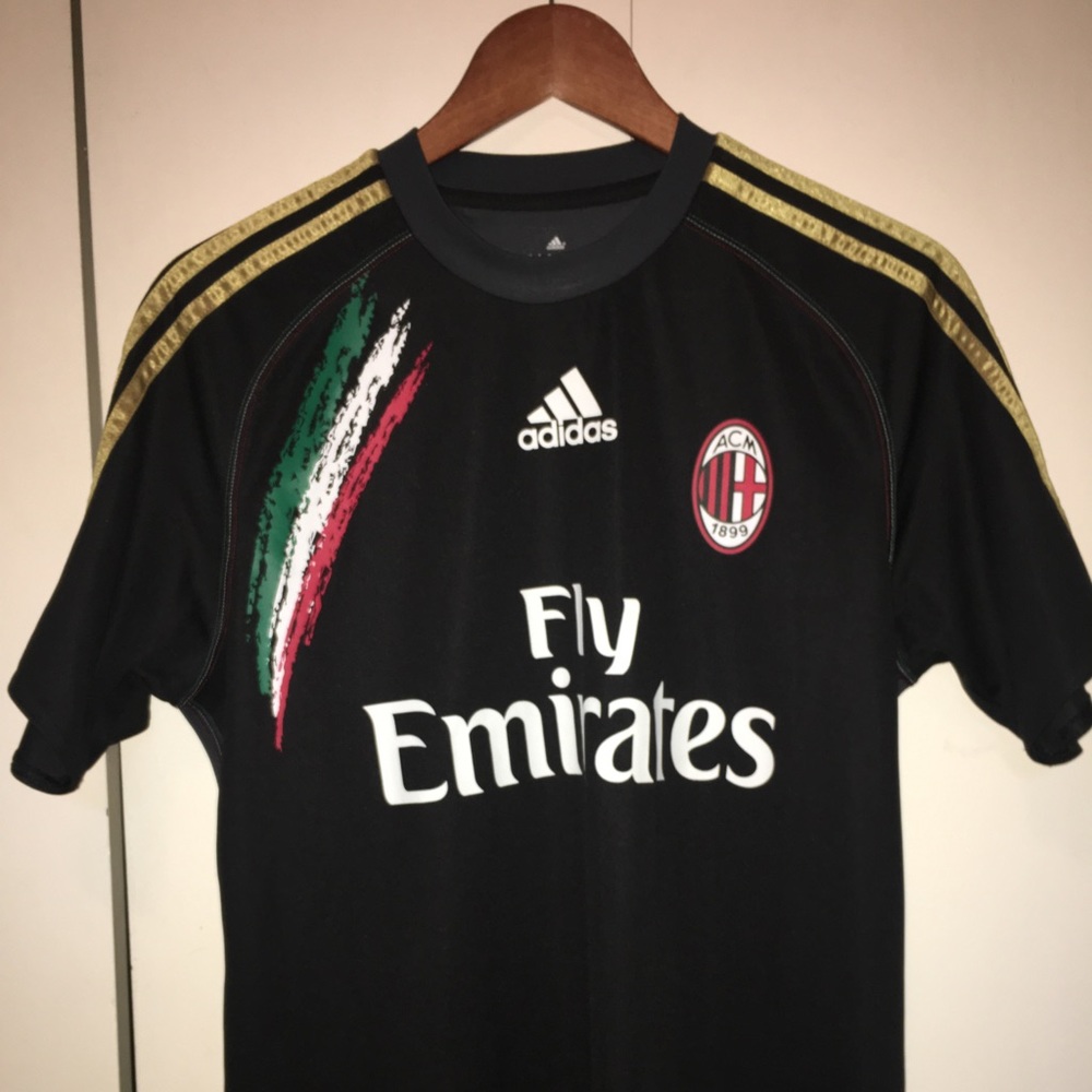 ADIDAS AC MILAN 2013-2014 SOCCER TRAINING JERSEY